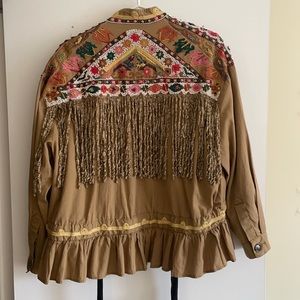 Zara embroidered jacket